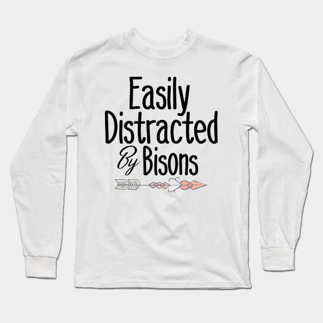 bison Long Sleeve T-Shirt by Design stars 5